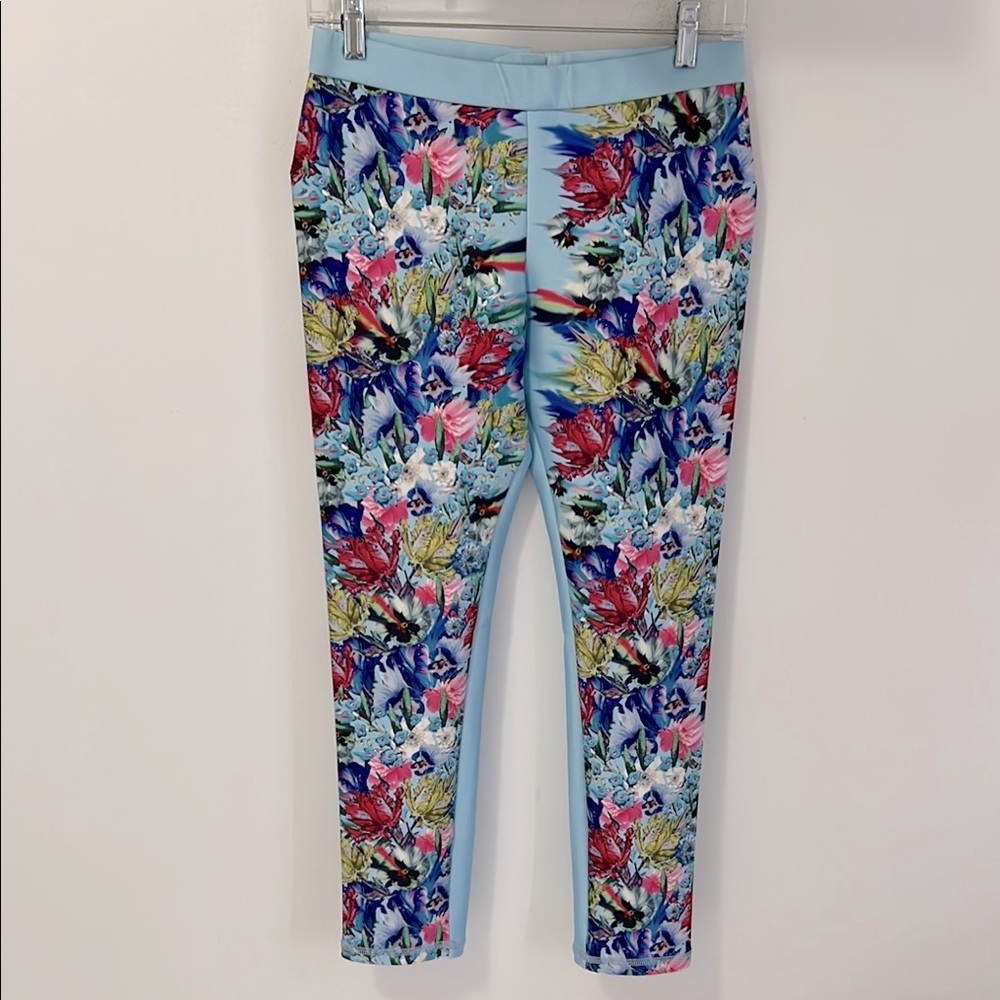 Cynthia Rowley Floral Scuba Pants